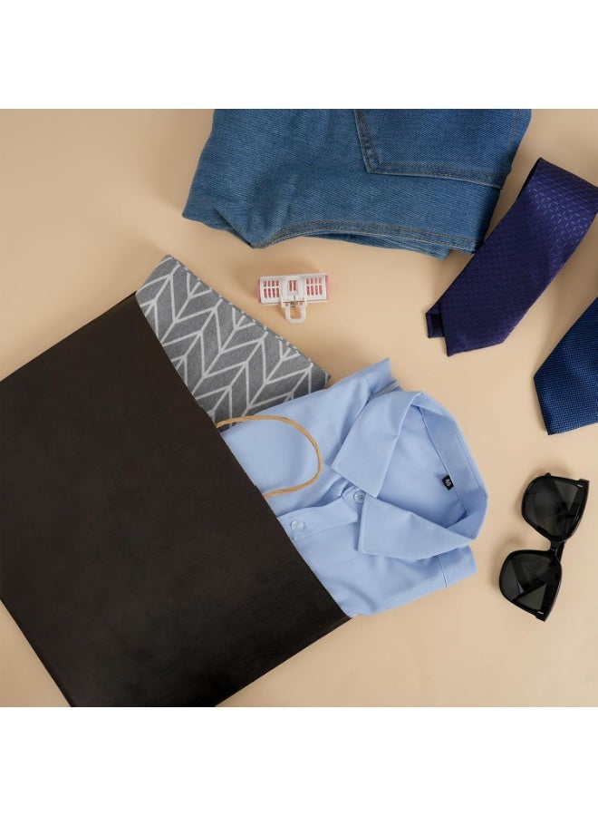 FAYET 10 Pack Black Paper Gift Bags with Handles, Large Kraft Shopping Bags for Business, Boutique, Gifts and Parties - Image 5